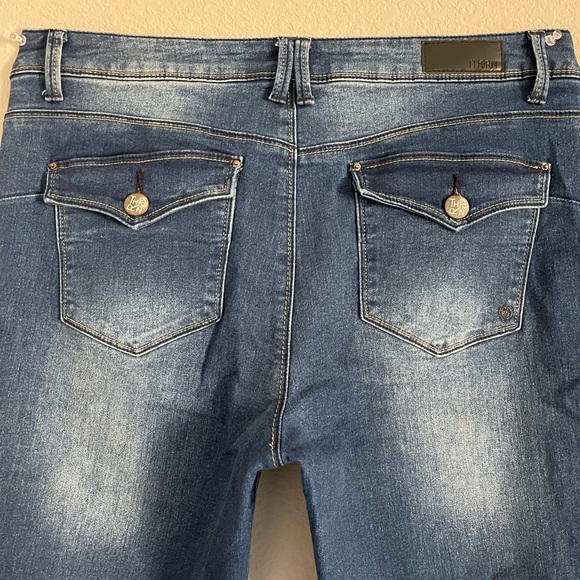Thorn Straight Leg Blue Jeans Faded size 12 - Picture 3 of 9